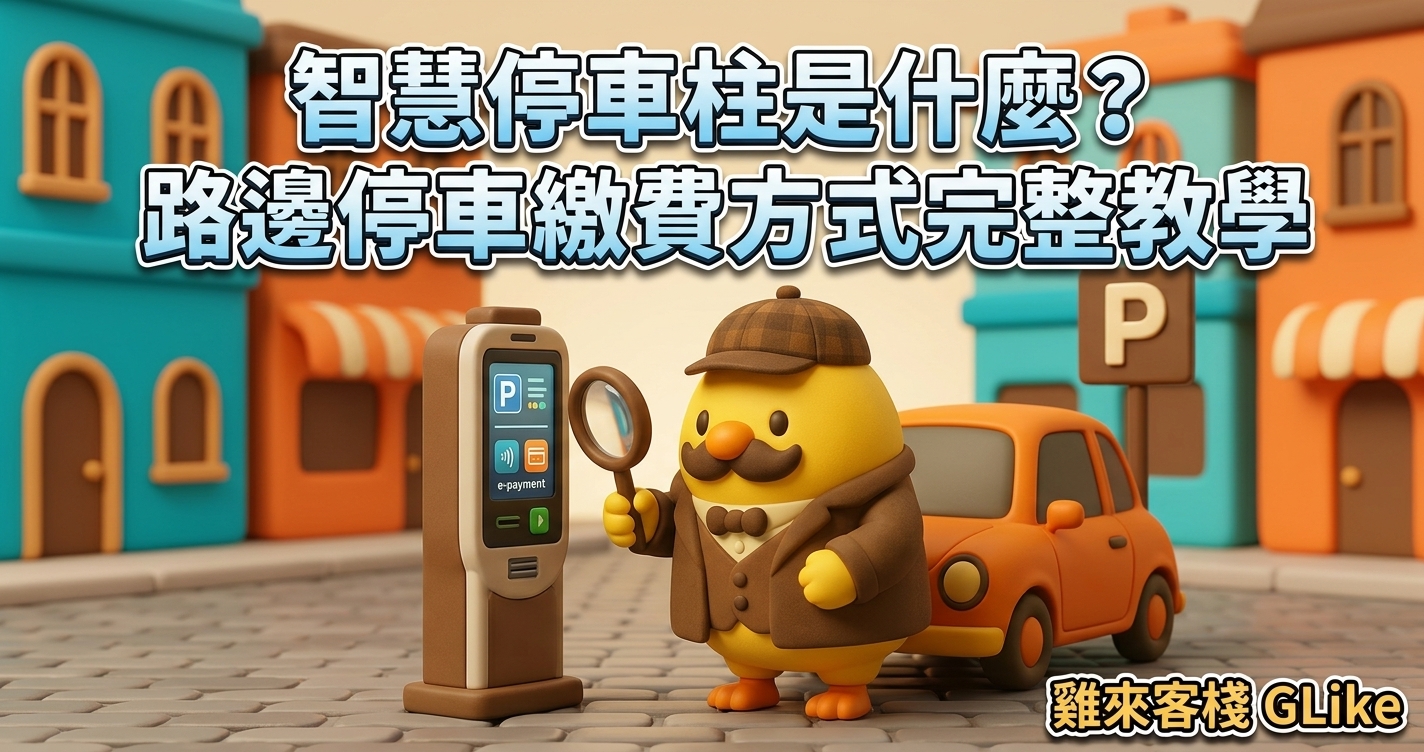 停車柱怎麼用？路邊看到不要慌！3 步驟教你輕鬆停車繳費