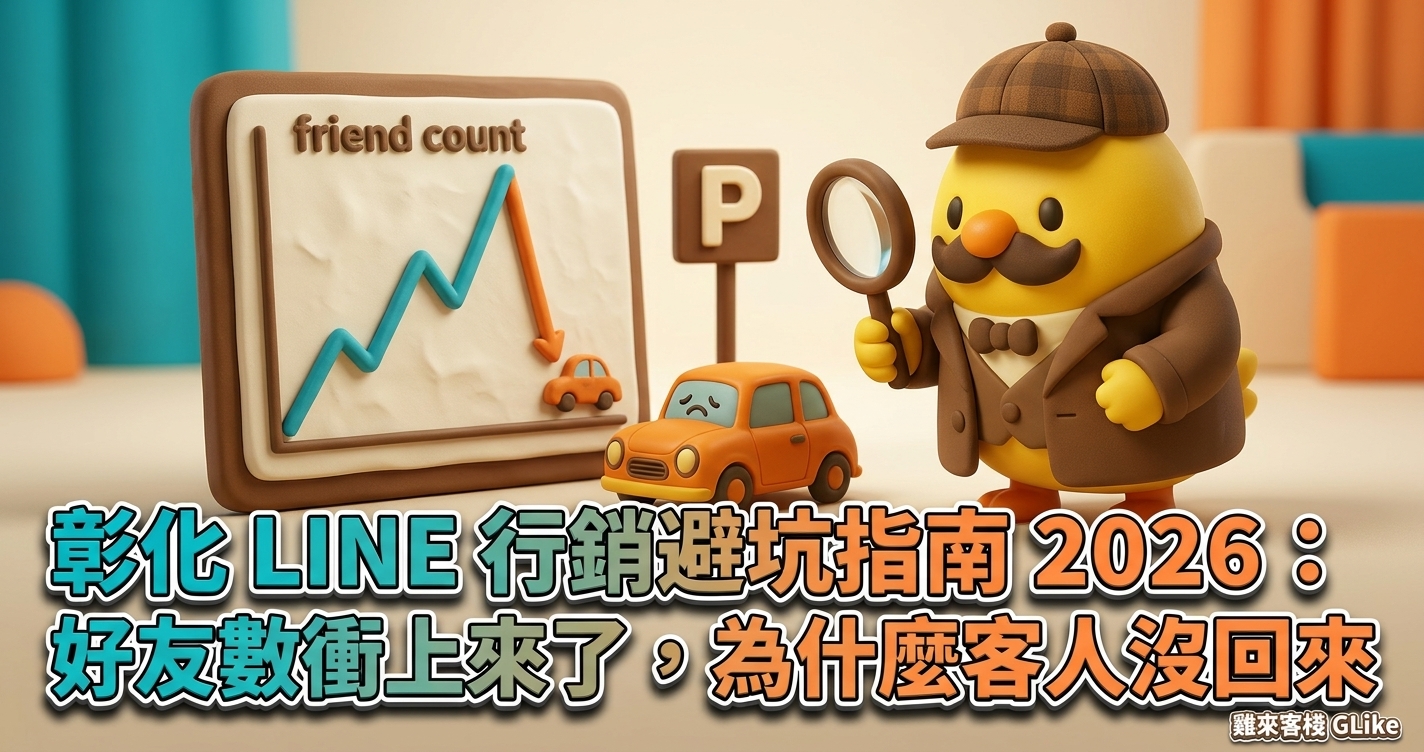 彰化 LINE 行銷避坑指南 2026：好友數衝上來了，為什麼客人沒回來