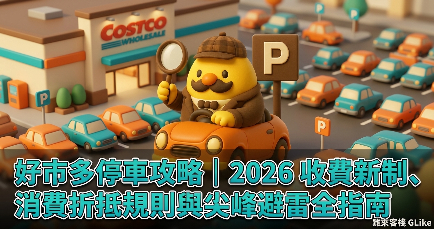 好市多停車攻略｜2026 收費新制、消費折抵規則與尖峰避雷全指南