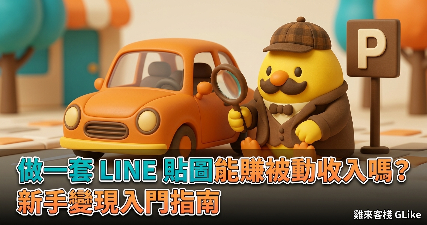2026 做一套 LINE 貼圖能賺被動收入嗎？新手變現入門指南，用 G-Maker 從零開始上架