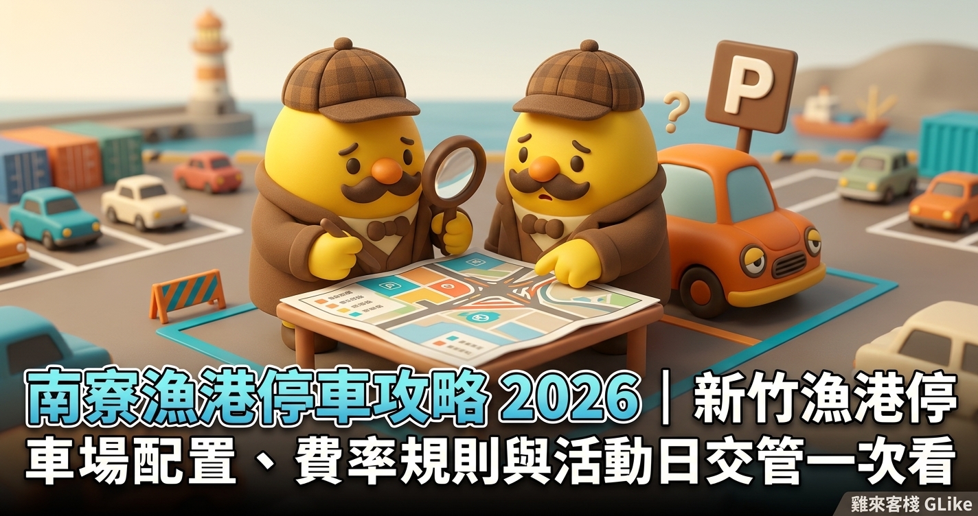 南寮漁港停車攻略 2026｜新竹漁港停車場配置、費率規則與活動日交管一次看