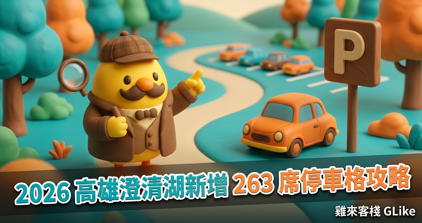 2026 高雄澄清湖新增 263 席停車格攻略｜後門、迷宮花園停車場開放與果嶺自然公園動線一次看