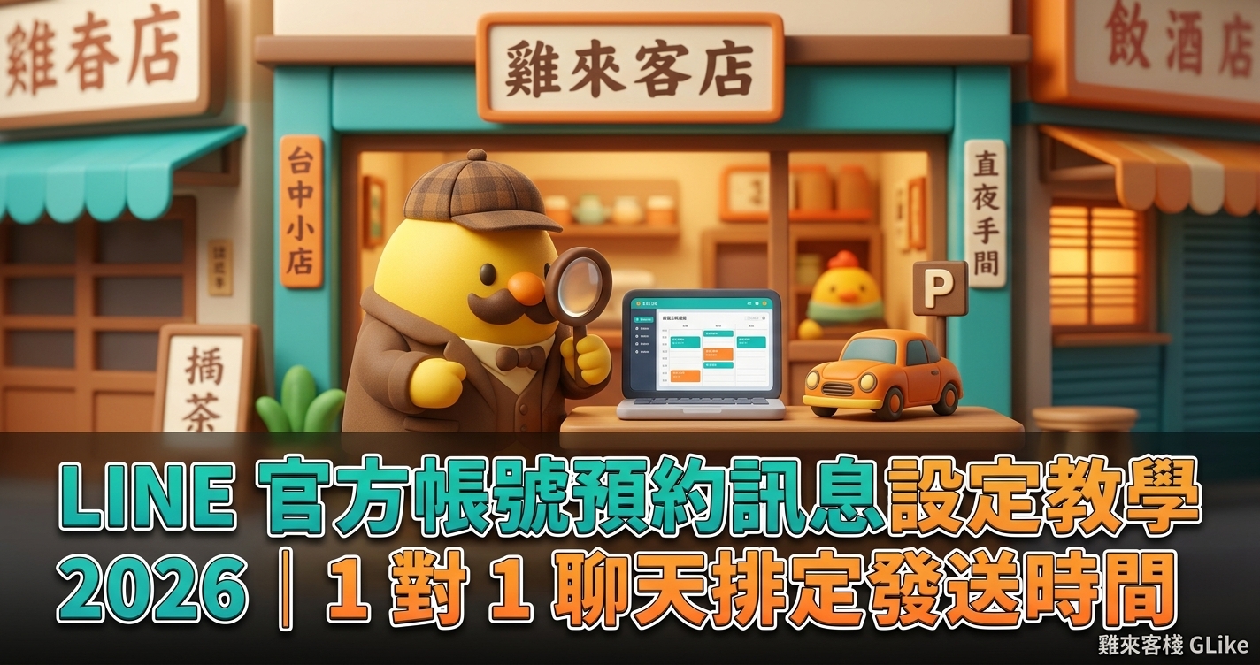 LINE 官方帳號預約訊息設定教學 2026｜1 對 1 聊天排定發送時間