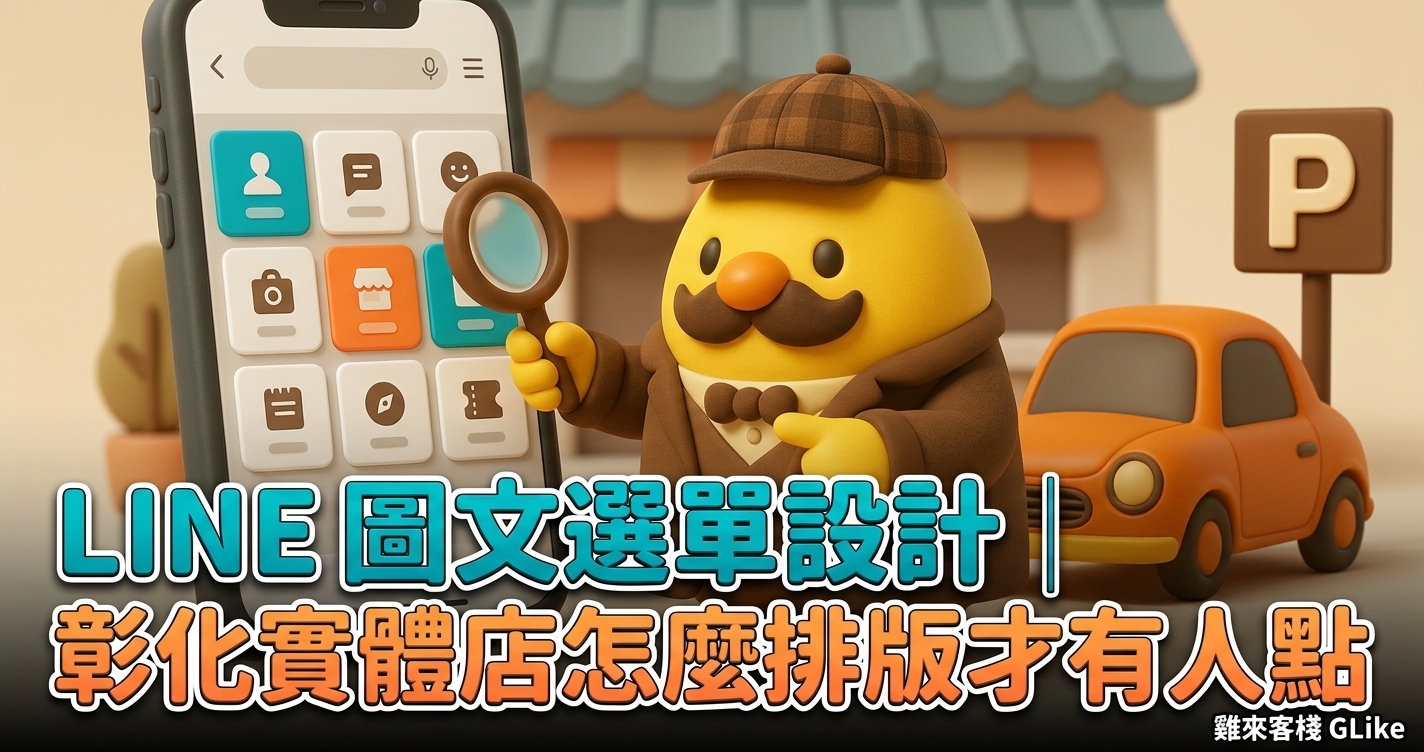 LINE 圖文選單設計 2026｜彰化實體店怎麼排版才有人點
