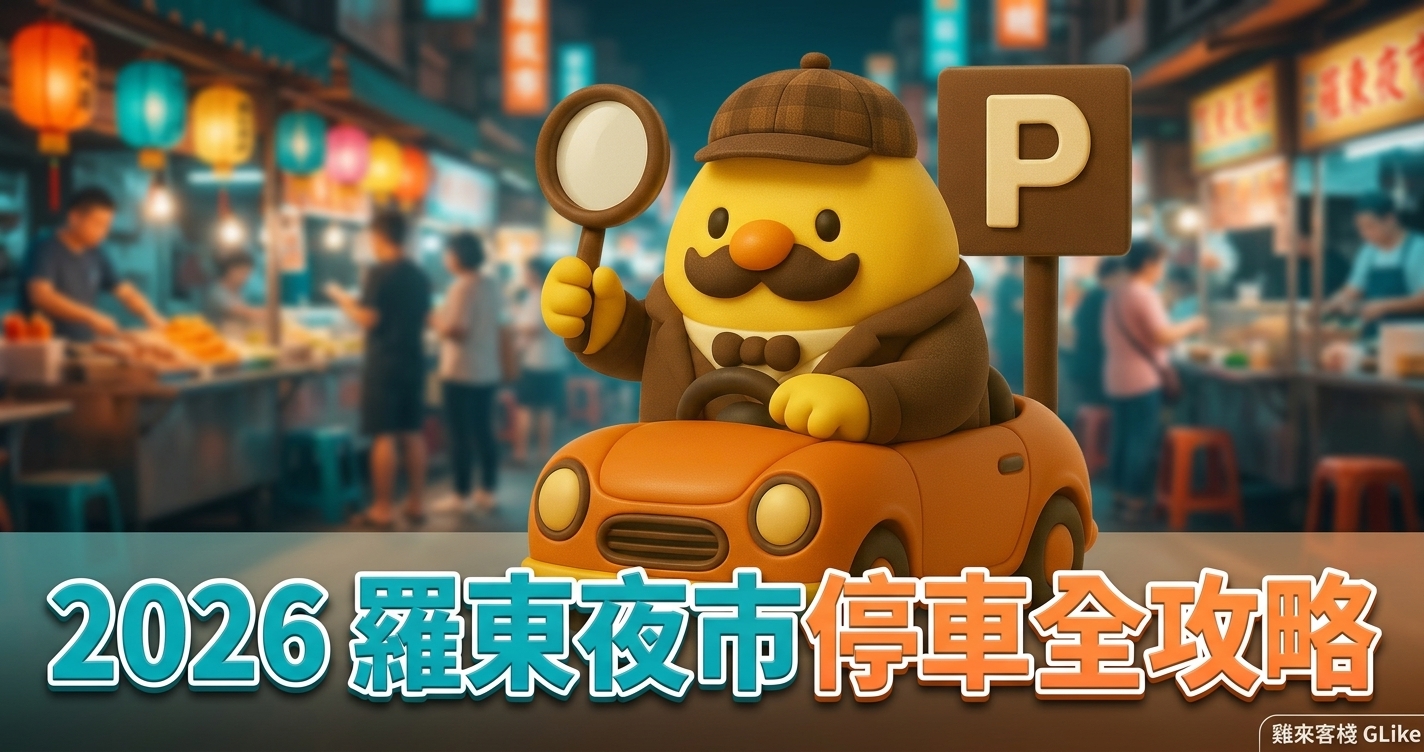 2026 羅東夜市停車全攻略｜公有停車場費率、路邊計次與假日省錢秘訣一次看