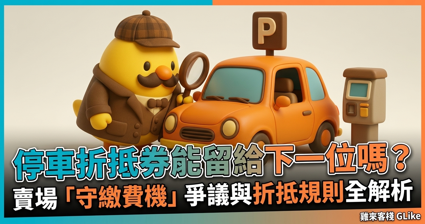 停車折抵券能留給下一位嗎？2026 賣場「守繳費機」爭議：折抵規則怎麼查、業者管得到嗎