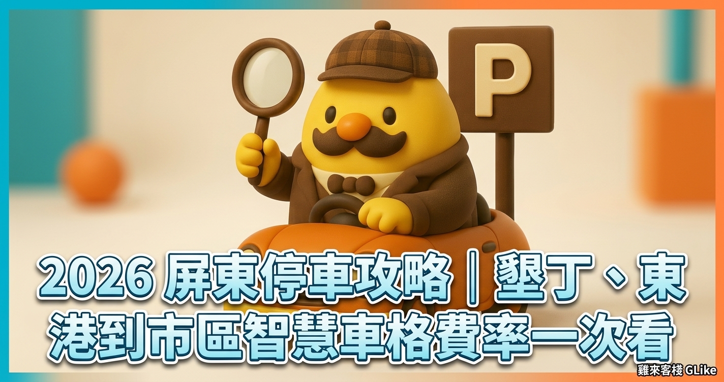 2026 屏東停車攻略｜墾丁、東港到市區智慧車格費率一次看