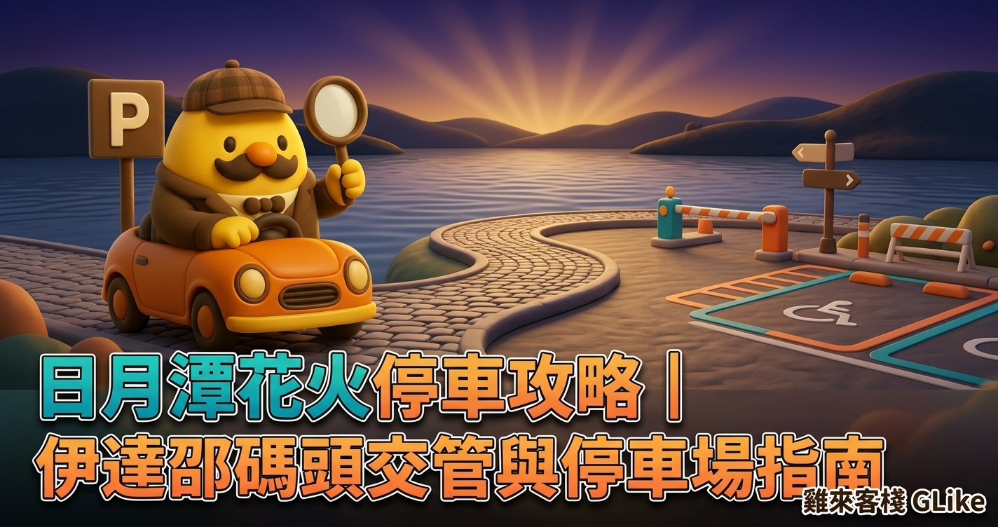 2026 日月潭花火 9/12 開幕停車攻略｜伊達邵碼頭交管與五大停車場費率