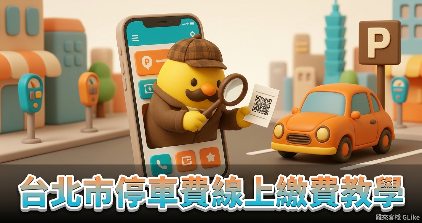2026 台北市停車費線上繳費教學｜智慧支付 95 折＋10/1 超商掃碼新制