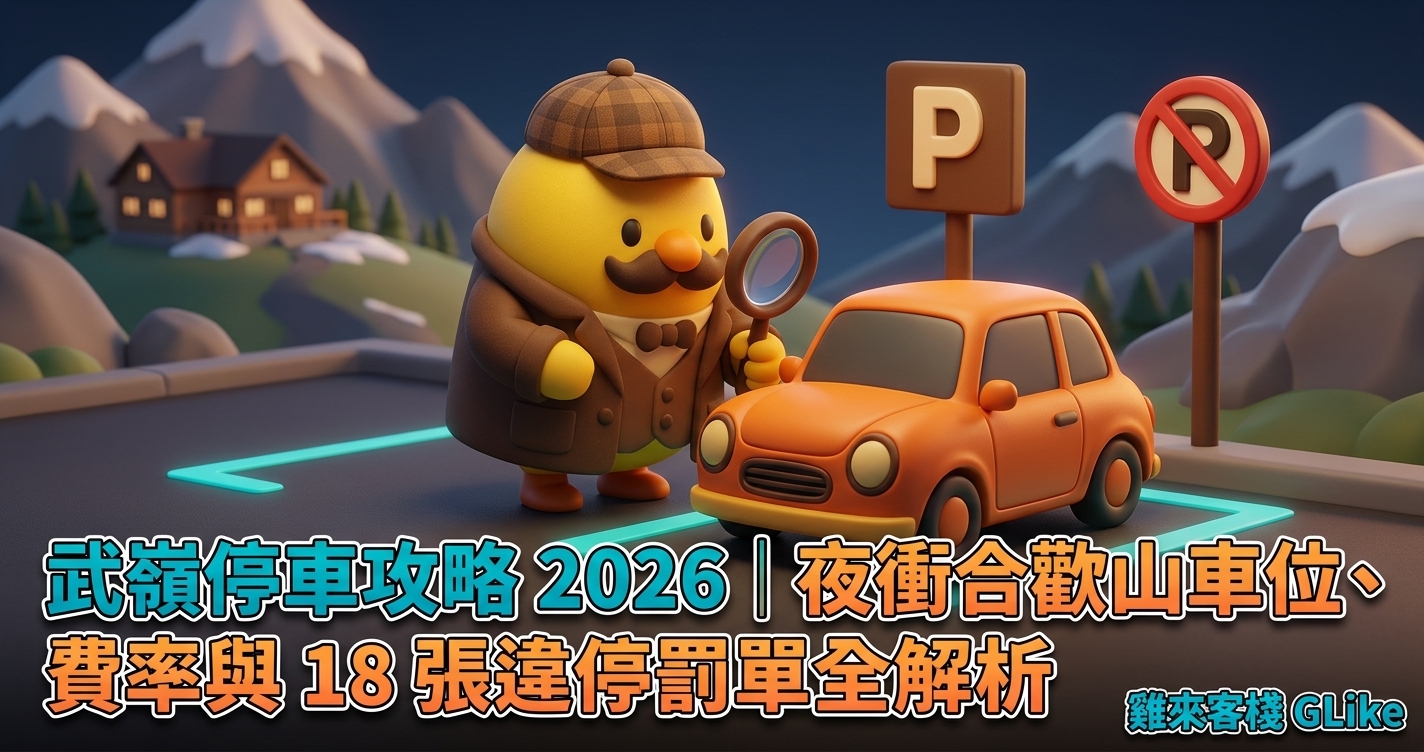 武嶺停車攻略 2026｜夜衝合歡山車位、費率與 18 張違停罰單全解析