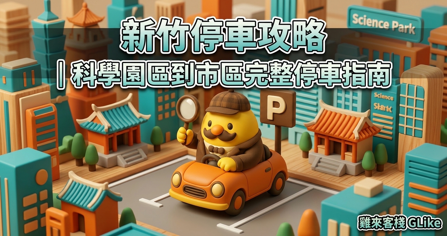 新竹停車攻略｜科學園區到市區完整停車指南