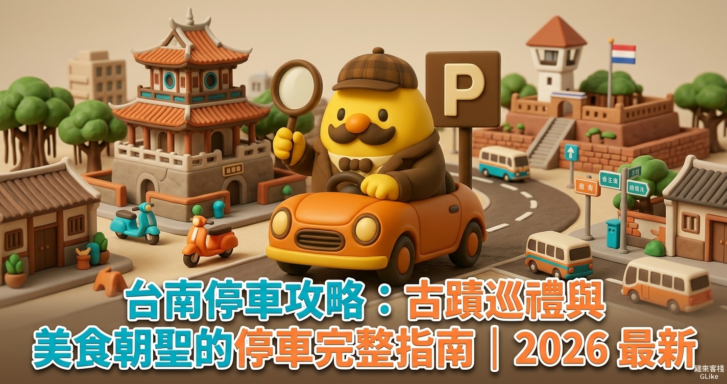 台南停車攻略：古蹟巡禮與美食朝聖的停車完整指南｜2026 最新
