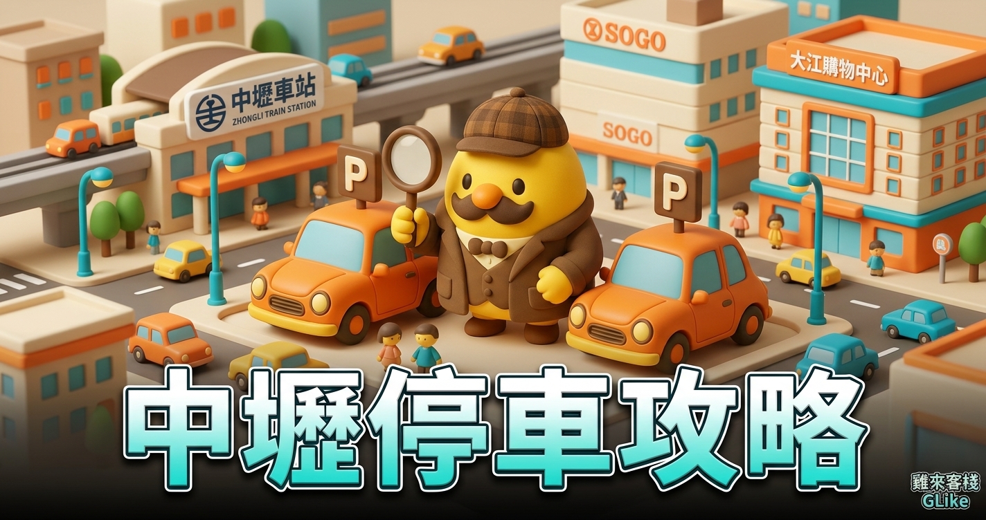 中壢停車攻略｜火車站、SOGO、夜市周邊停車場推薦與費率整理【2026 最新】