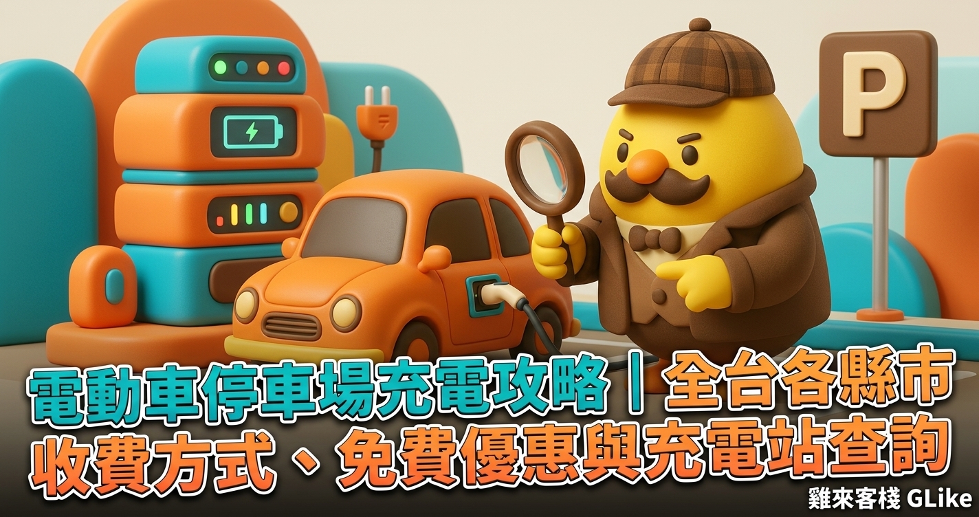 電動車停車場充電攻略｜全台各縣市收費方式、免費優惠與充電站查詢【2026 最新】