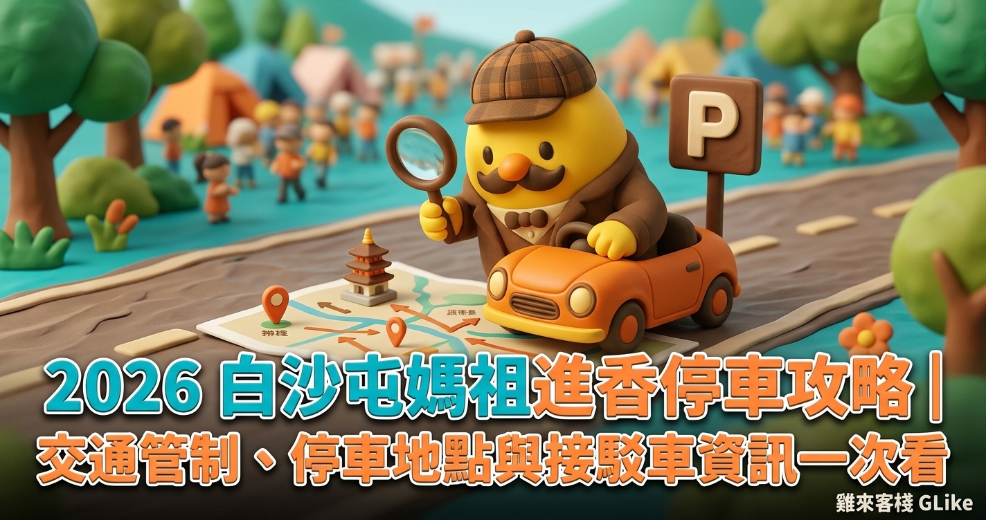 2026 白沙屯媽祖進香停車攻略｜交通管制與停車場推薦