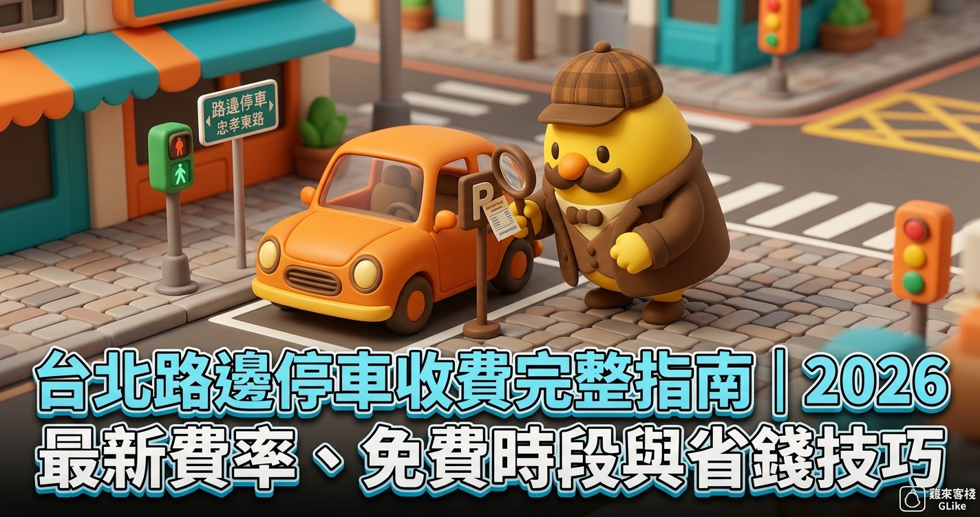台北路邊停車收費完整指南｜2026 最新費率、免費時段與省錢技巧