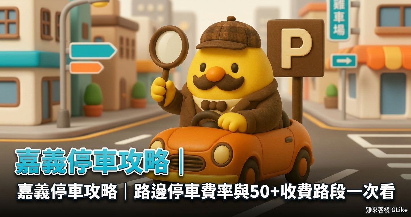 嘉義市停車攻略｜路邊停車費率、收費路段與繳費方式完整指南【2026】