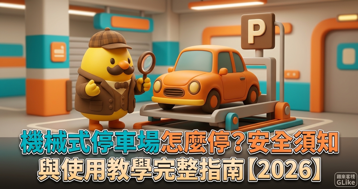 機械式停車場怎麼停？安全須知與使用教學完整指南【2026】