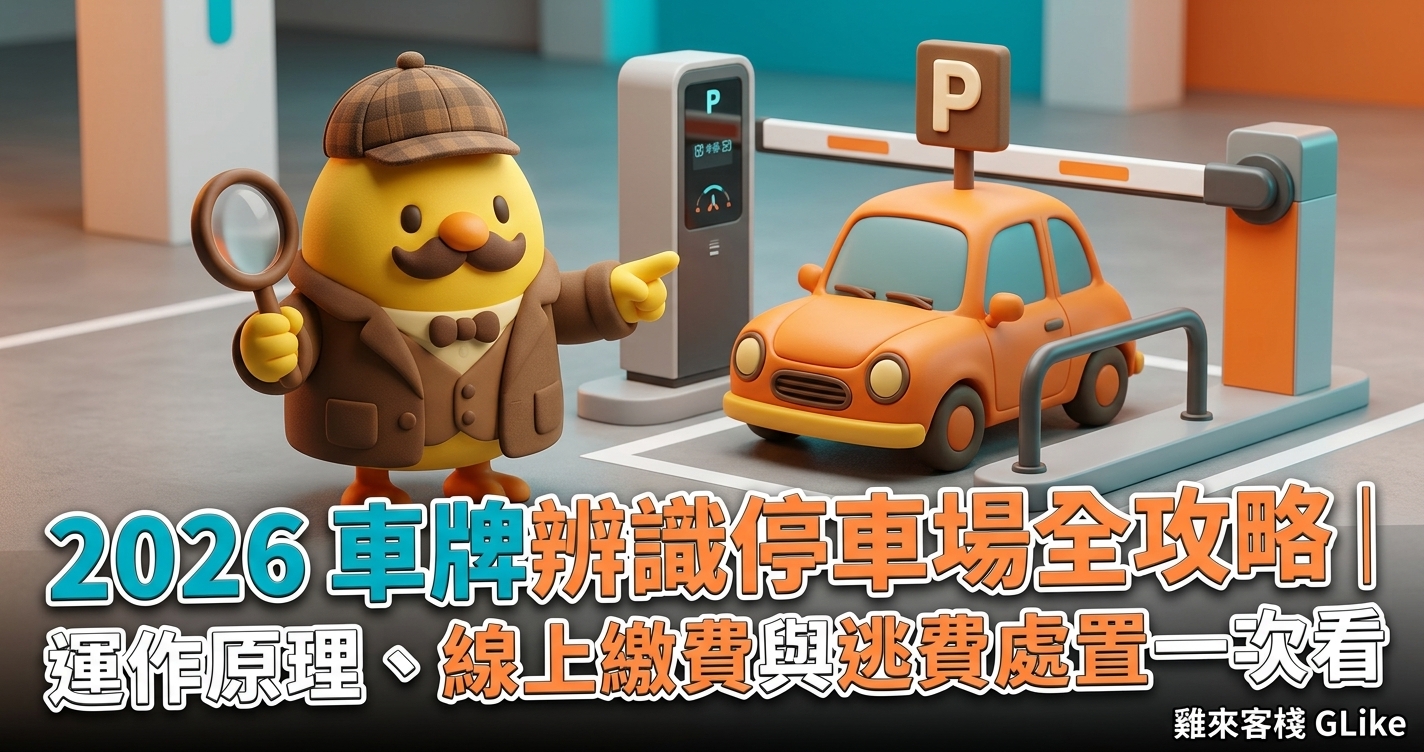 2026 車牌辨識停車場全攻略｜運作原理、線上繳費與逃費處置一次看