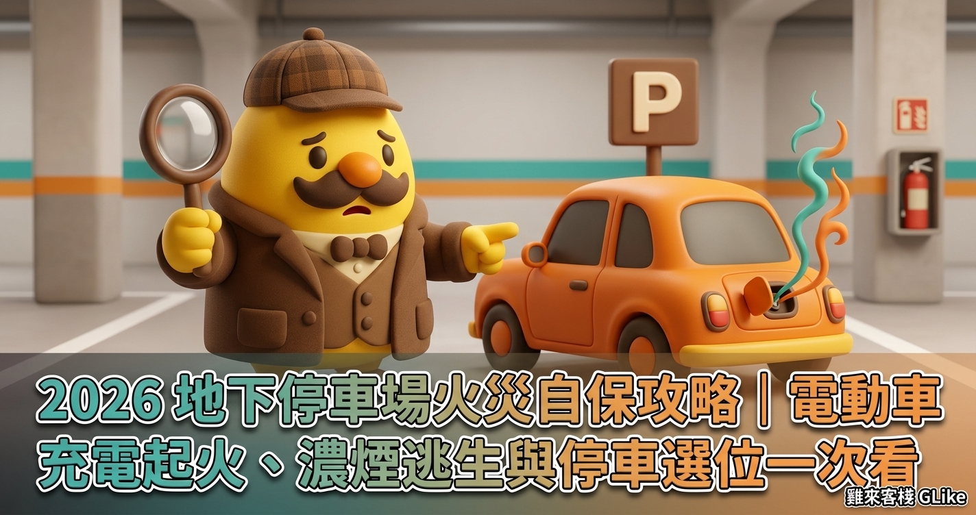 2026 地下停車場火災自保攻略｜電動車充電起火、濃煙逃生與停車選位一次看